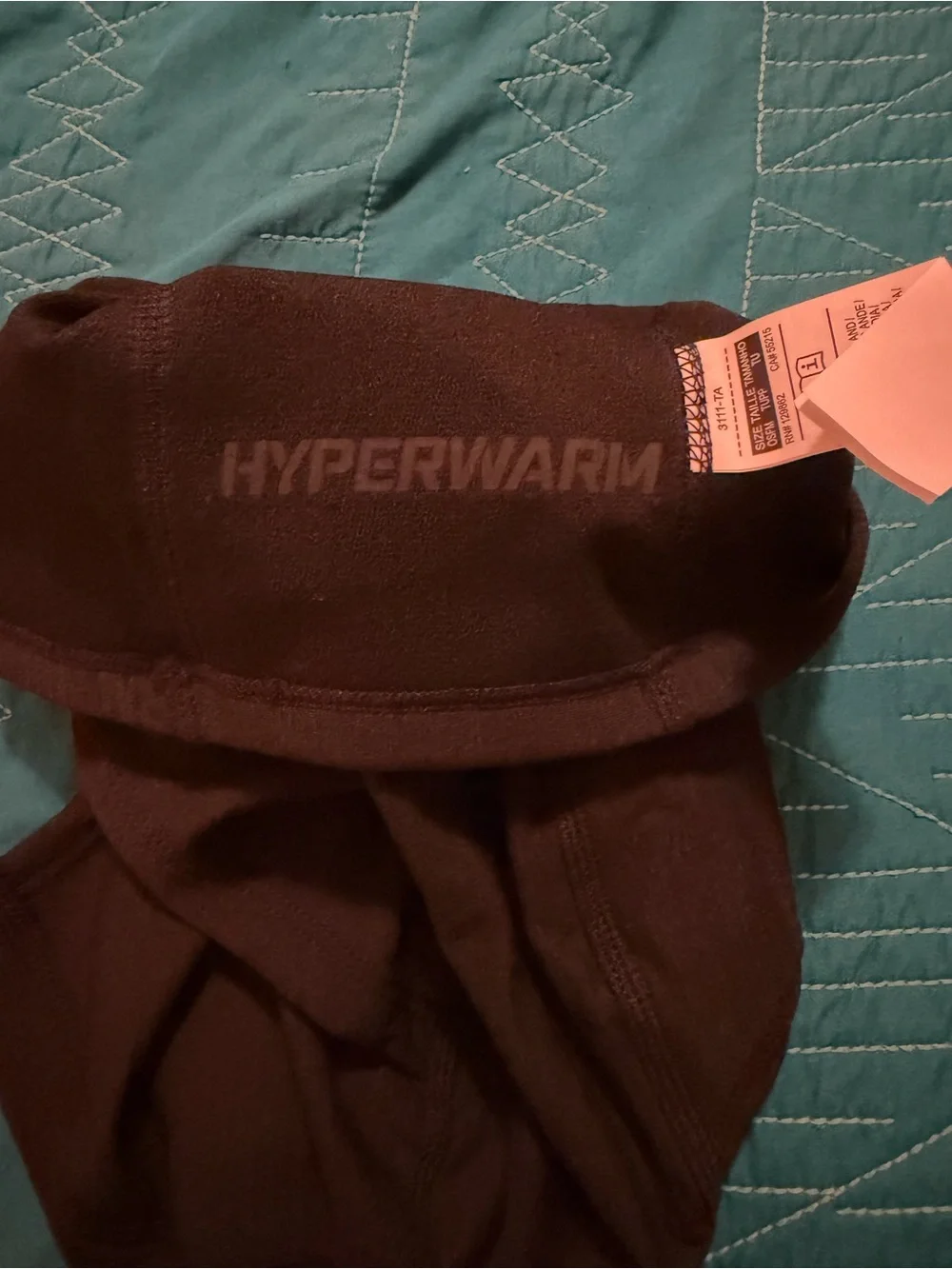 Nike Black Balaclava Hood with White Swoosh
